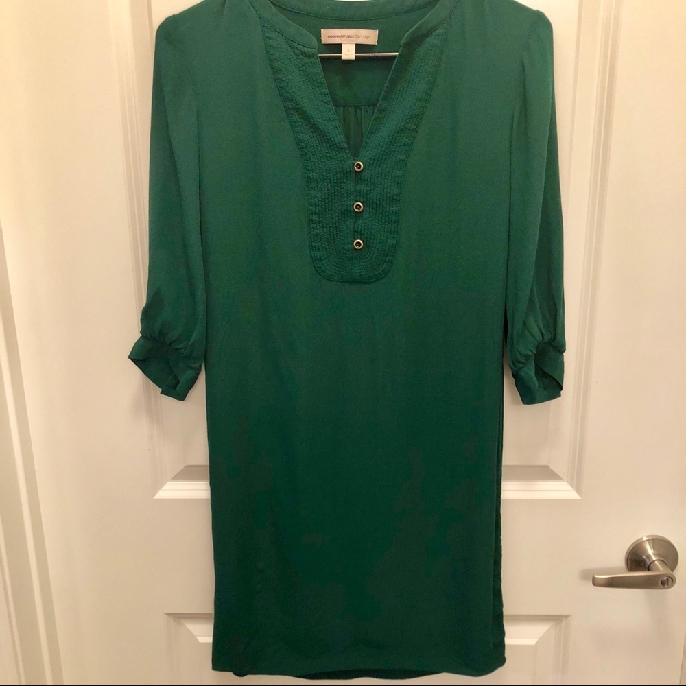Green Banana Republic dress size 2